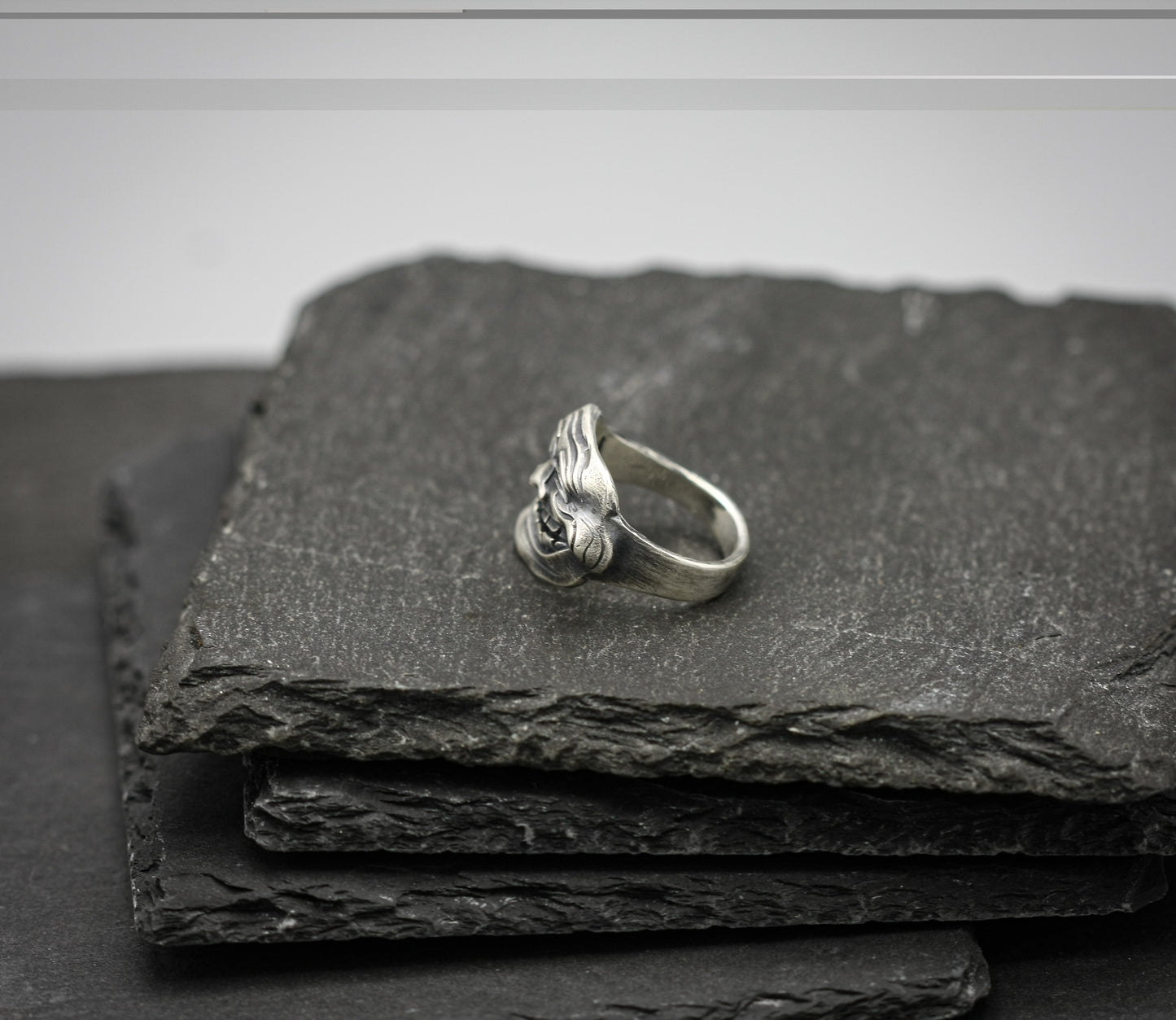 Sterling Silver Trollface Meme Ring – Funny Internet Culture Jewellery, Gamer Gift, Meme Lover Accessory