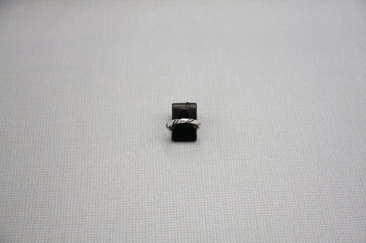 Twisted ring, Sterling silver band ring, unisex ring