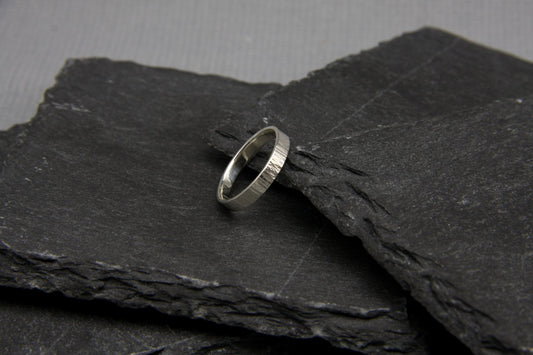 Minimalist ring, stacking ring, silver men ring, women ring