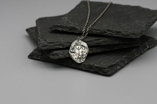 Silver rune pendant, personalised Viking necklace, jewellery