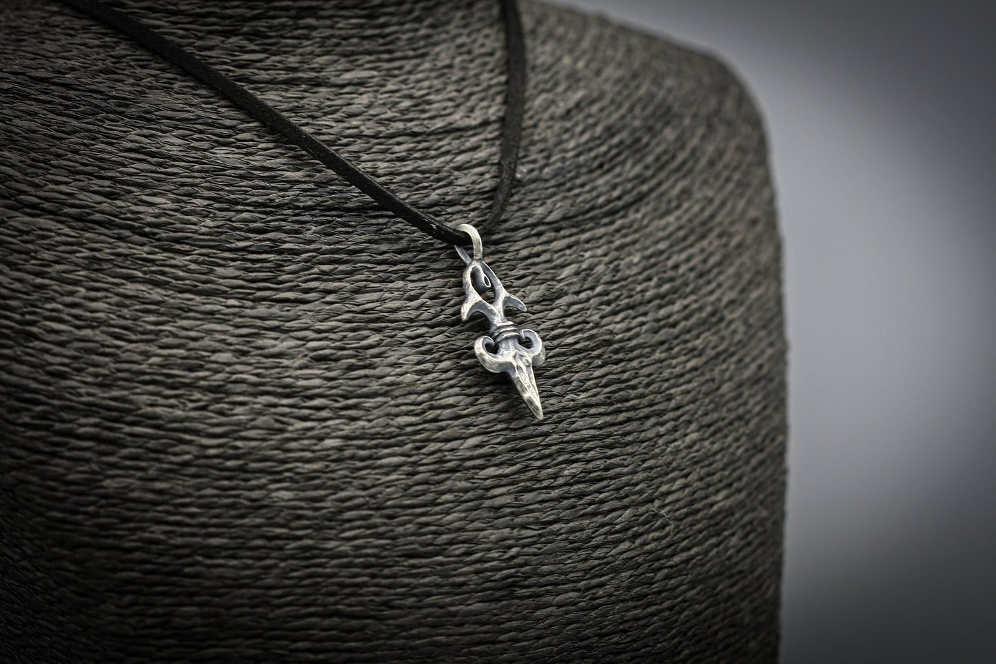 Silver Celtic pendant, protective talisman.