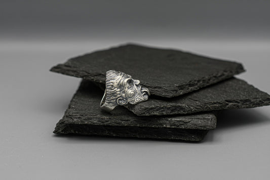 Maori tribe silver ring