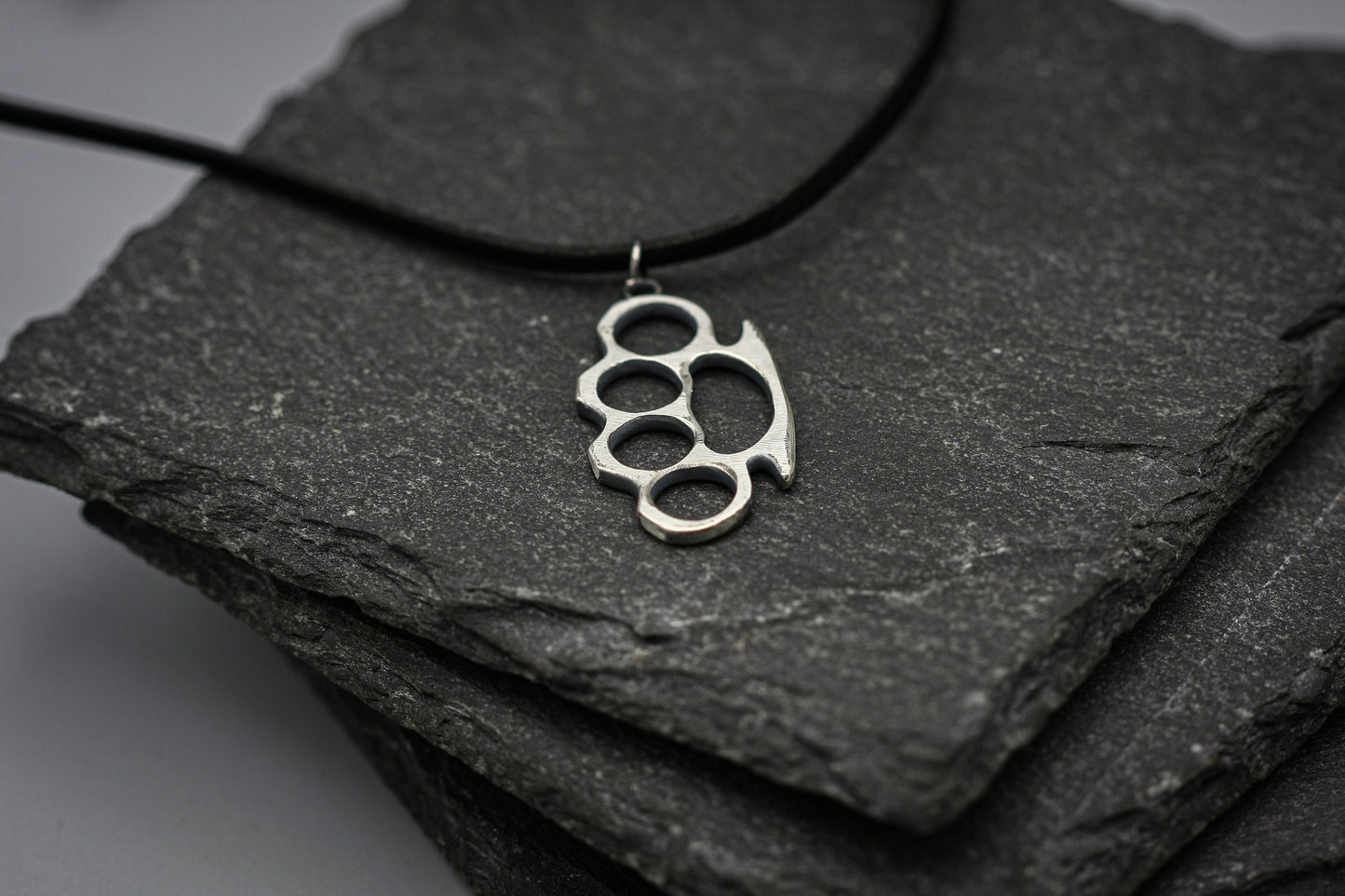 Knuckle Silver Pendant