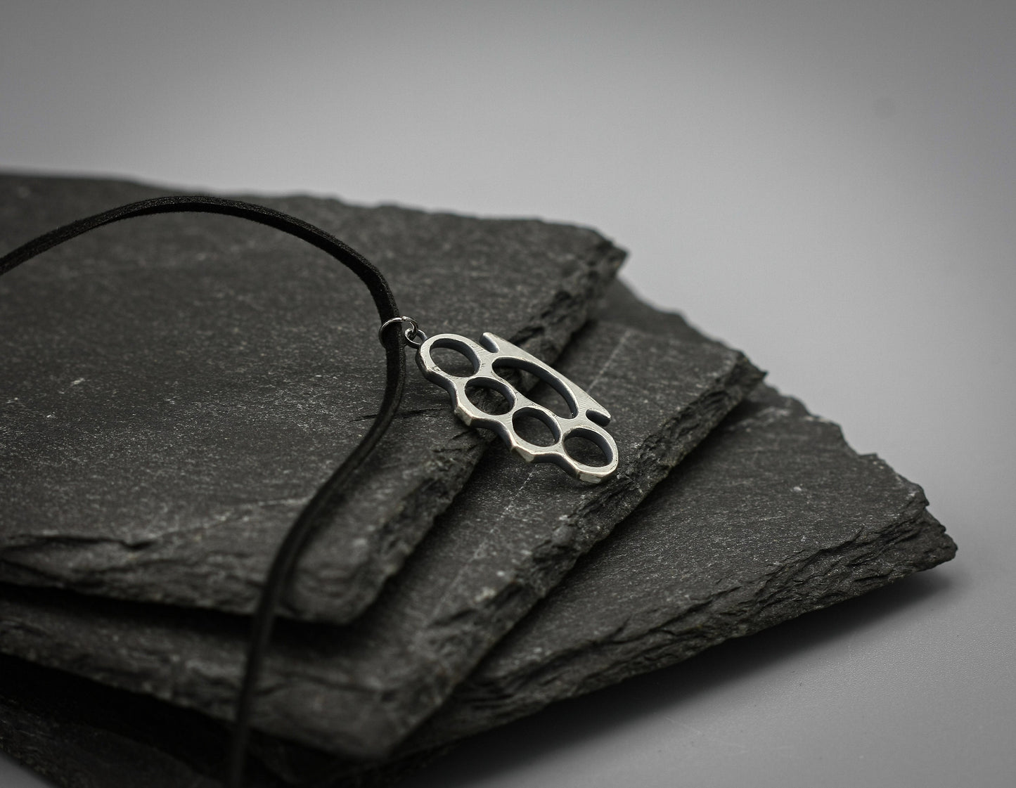Knuckle Silver Pendant
