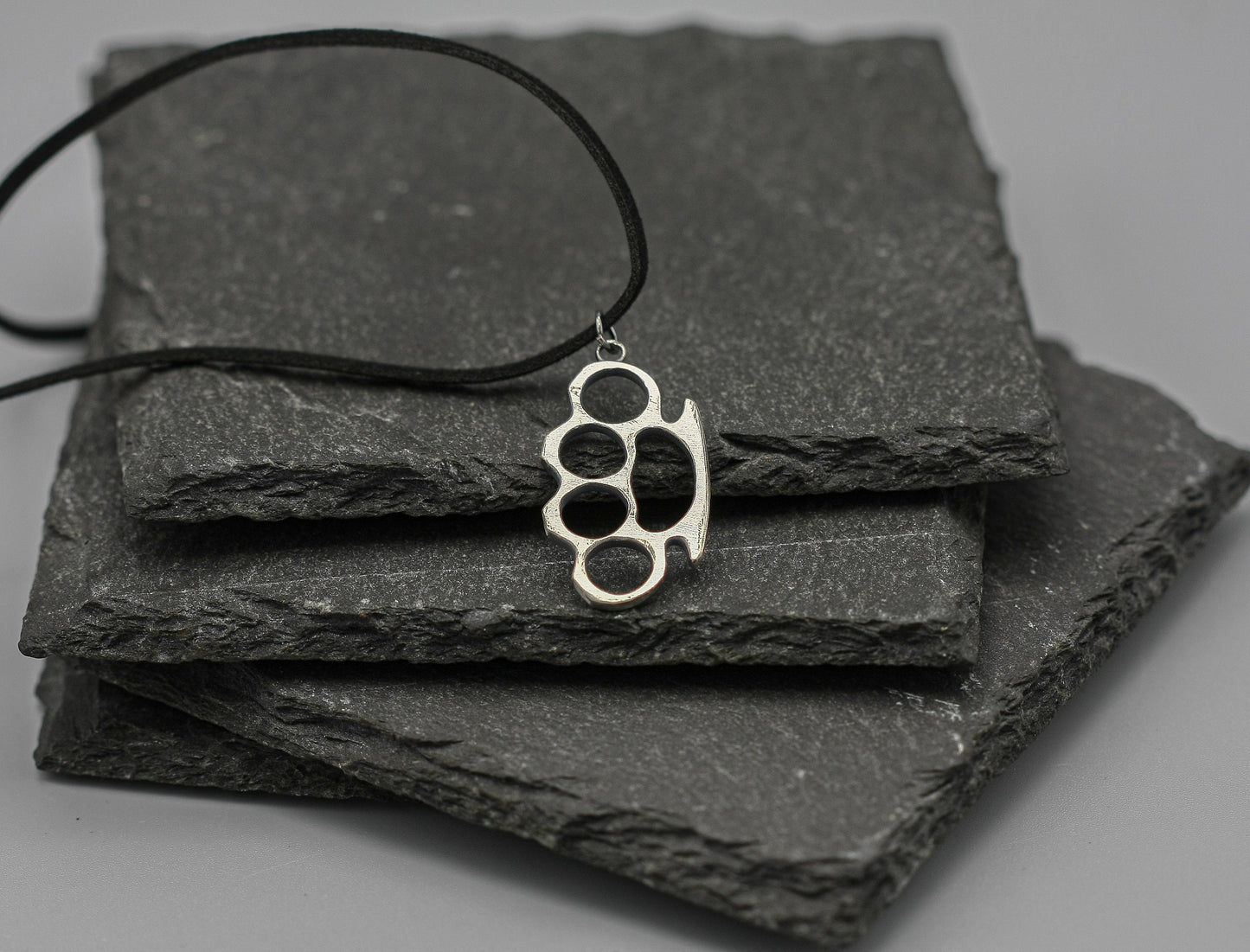 Knuckle Silver Pendant