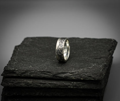 Sterling silver mountain ring