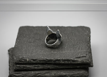 Sterling Silver Sphynx Cat Ring – Unique Handmade Jewelry for Cat Lovers