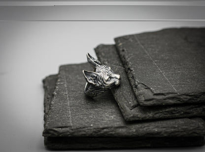 Sterling Silver Sphynx Cat Ring – Unique Handmade Jewelry for Cat Lovers