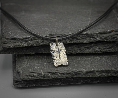 Silver Viking rune pendant, Viking necklace, personalised jewellery