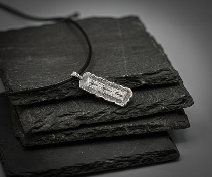 Personalised Viking Rune Necklace — Sterling Silver Norse Pendant