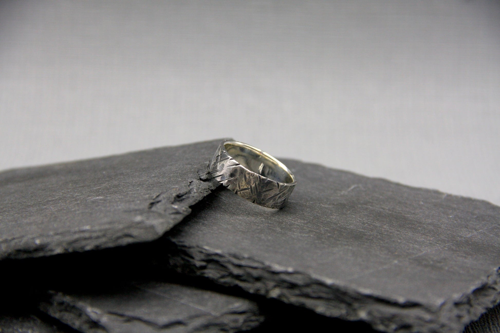 Sterling Silver Celestial Ring, hammered silver band, distressed silver ring