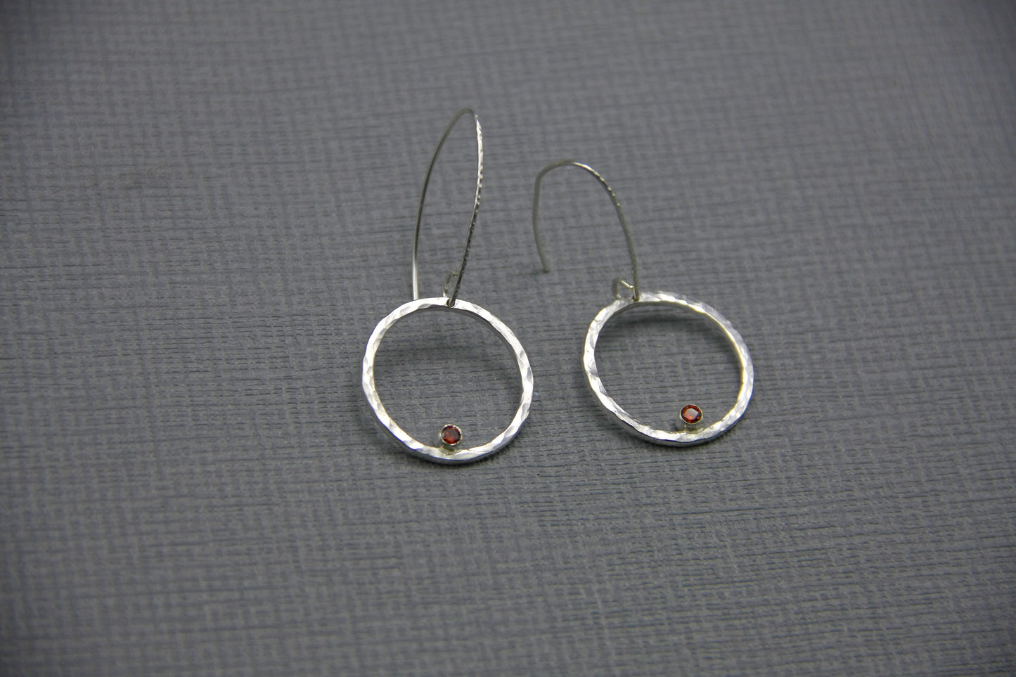 Silver threader earrings, minimalist office jewellery