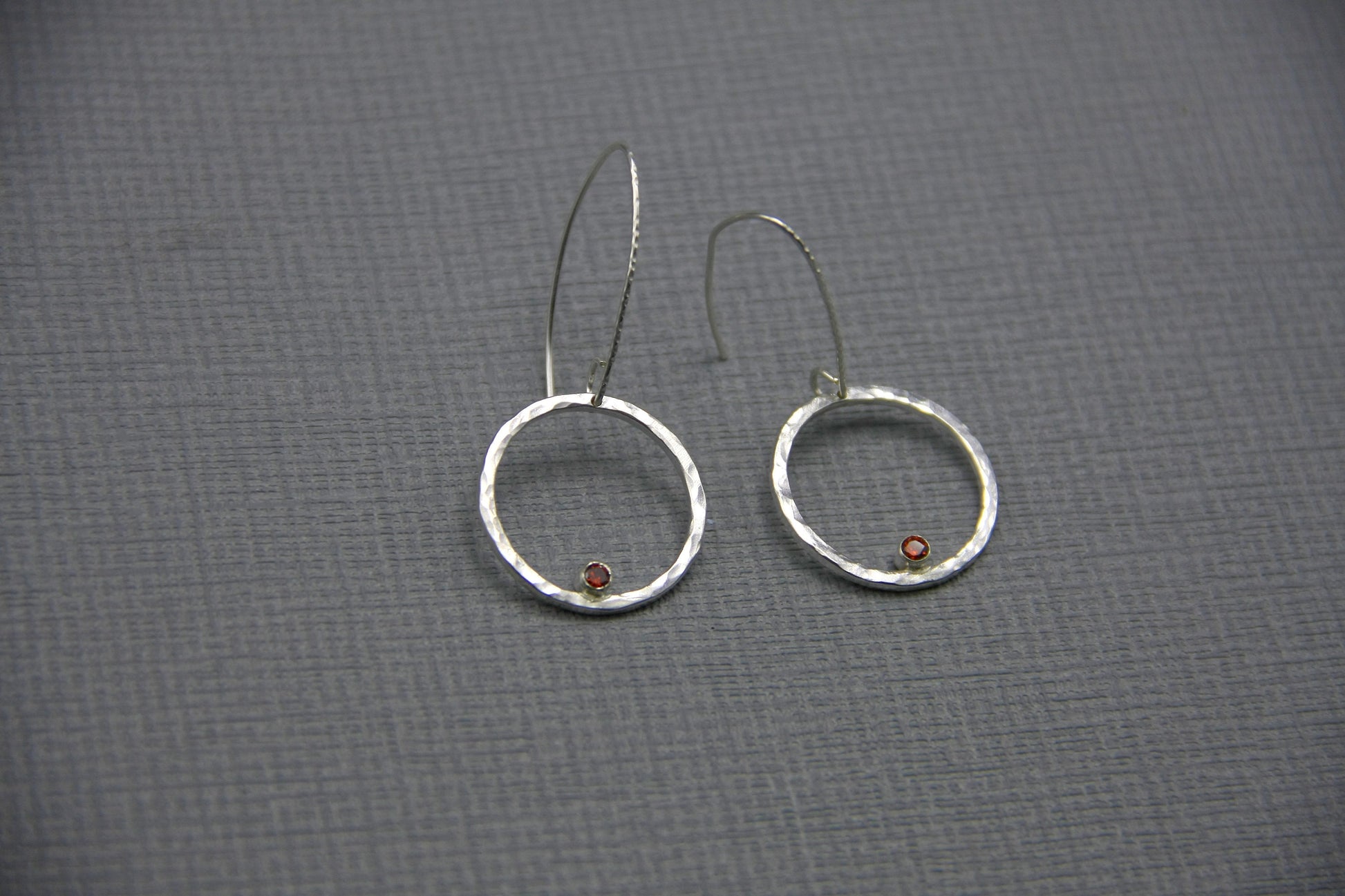 Silver threader earrings, minimalist office jewellery