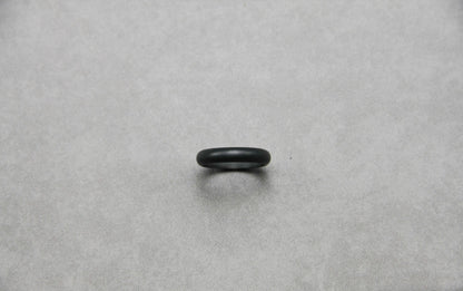 Black gray wedding ring, Sterling silver band, oxidised ring