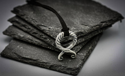 Viking Troll Cross Pendant with Twisted Top