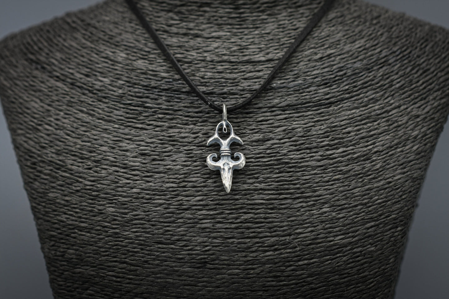 Silver Celtic pendant, protective talisman.