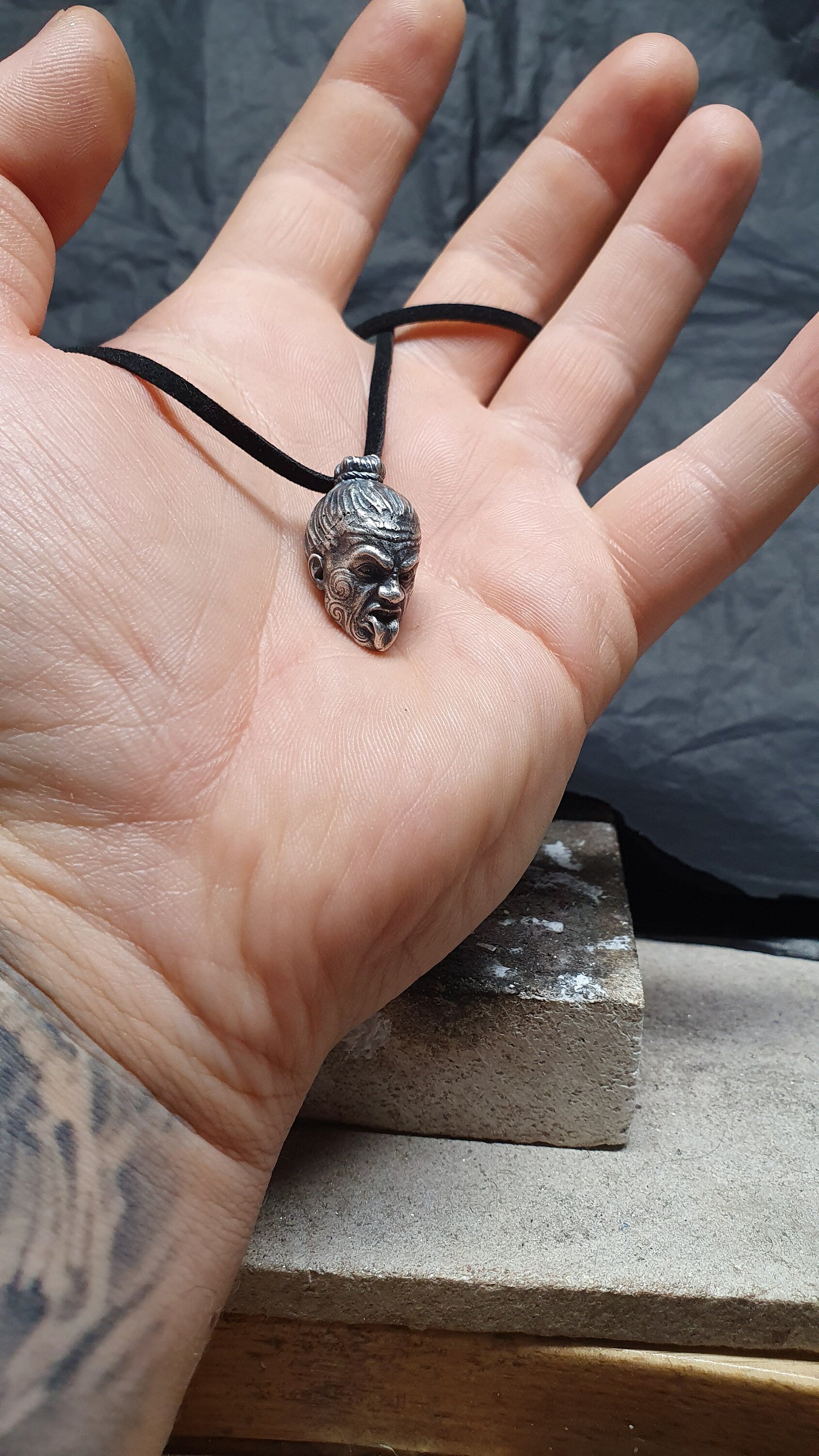 Silver Maori tribe Pendant