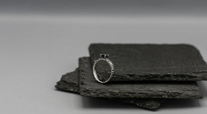 Black onyx ring,unique sterling silver wedding band