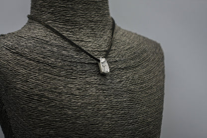 Silver rune pendant, Viking necklace, personalised jewellery