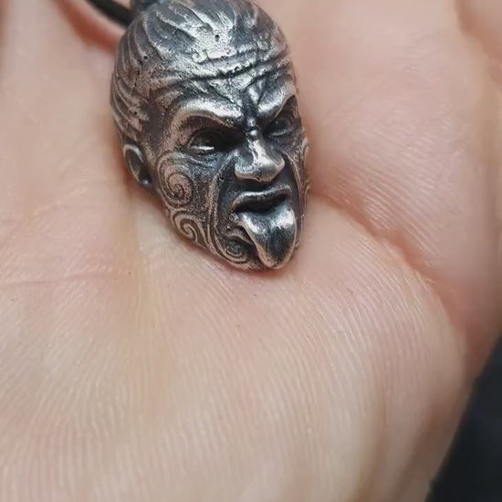 Silver Maori tribe Pendant