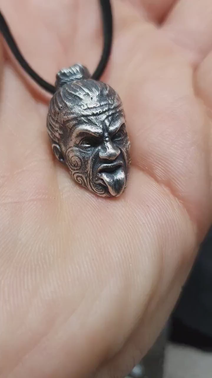 Silver Maori tribe Pendant